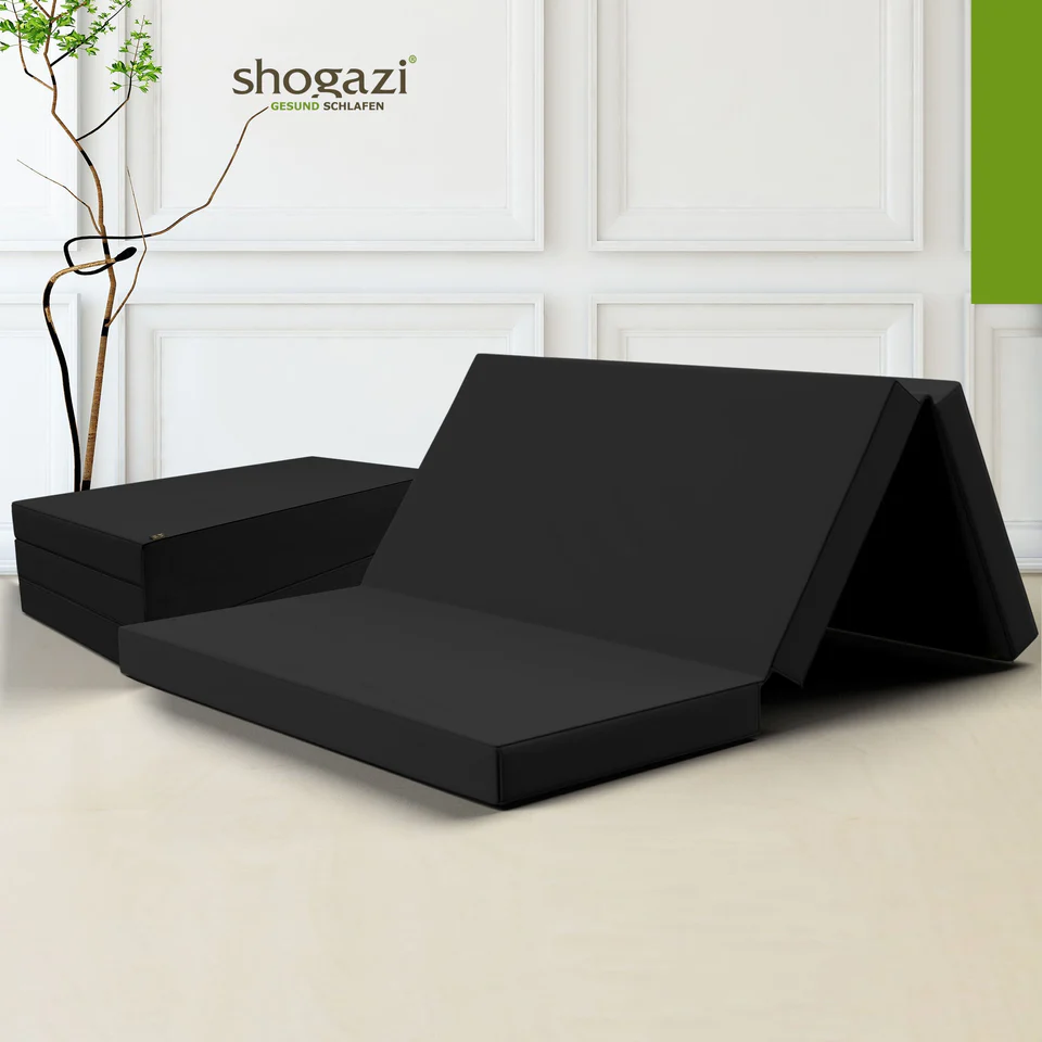 Faltmatratze 90x200 cm (Anthrazit)