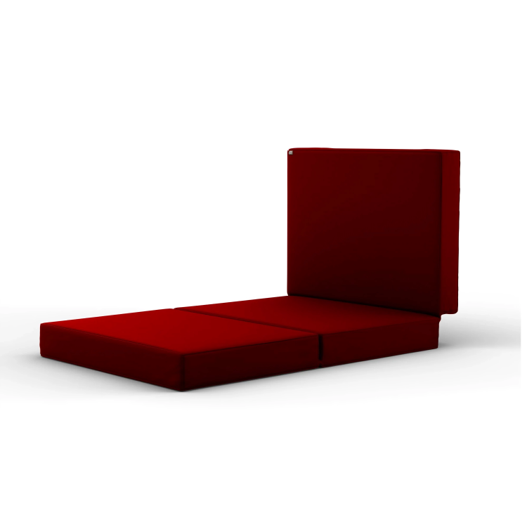 Faltmatratze 90x200 cm (Anthrazit)